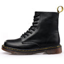 Martin Boots Plus Velvet Couple Tooling Boots, Size:41(Black)