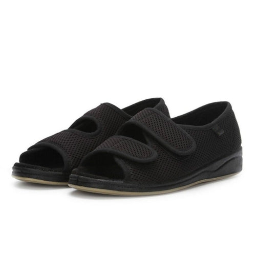 Widening and Fatning Middle-Aged Shoes, Size:38(Black)