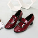 Small Shoes Thick With Single Shoes Women Shoes, Size:37(Red)