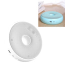Portable Donut Electric Air Purifier Home Car Anion Ozone Deodorizer(White)