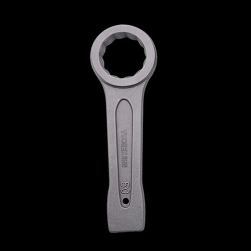 TUOSEN Single-end Straight Handle Gray Phosphating Percussion Wrench, Size:50mm