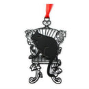 2 PCS Cartoon Envelope Sealing Sign Black Cat Metal Series Hollow Mini Bookmark(Casual Cat)