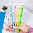 3 PCS Cartoon Rabbit Gel Pen Creative Small Fresh Cute Black Student Signature Pen, Random Color Delivery, Written:0.5mm