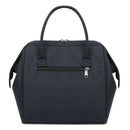 Modern Minimalist Insulation Zipper Oxford Cloth Large Capacity Lunch Bag(Black)