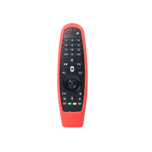 Suitable for LG Smart TV Remote Control Protective Case AN-MR600 AN-MR650a Dynamic Remote Control Silicone Case(Red)