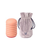 Hot Water Bottle Warm Water Bag Irrigation Hand Warmer(Rose Pink Hamburger)