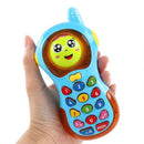 Children Intelligent Light Changing Face Phone Music Early Education Puzzle Simulation Phone, Random Color Delivery