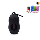 Pet Poop Dispenser Dog Pickup Bag Plastic Box Garbage Cleaning Set(Black)