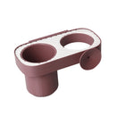 Free Punching Home Wall Hanging Bathroom Storage Hair Dryer Rack Shelf(Bean Paste)