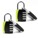 4 PCS Four Digits Combination Lock Lluggage Gym Anti-theft Padlock, Style:8075