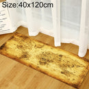 World Map Carpets Rug Bedroom Kids Baby Play Crawling Mat Memory Foam Area Rugs Carpet, Size:40x120cm(Yellow)