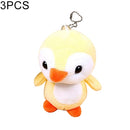 3 PCS Cute Cartoon Penguin Plush Doll Keychain Pendant(3)
