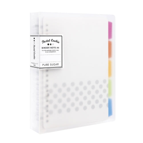 Loose-leaf Notebook Rainbow Cookie Daily Plan Personal Diary Notebook, Size:A5(Transparent)