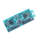 Hand Die Model Tap Tap Die Set Manual Tapping Drill Thread Hole, Style:20 In 1
