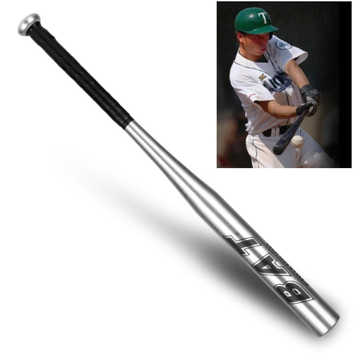 Silver Aluminium Alloy Baseball Bat Batting Softball Bat, Size:28 inch