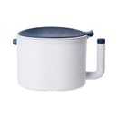 Integrated Multi-Compartment Push-Type Plastic Seasoning Bottle With Lid Kitchen Seasoning Box Combination Set(White)