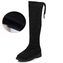 Girls Over-The-Knee High Boots, Size:29(Black without velvet)