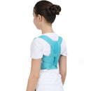Children Sitting Posture Correction Belt Students Hunchback Correction Belt Men And Women Open Shoulders, Size:L(063 Blue)