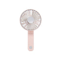 Portable Silent Multi-speed Wind Speed Folding USB Rechargeable Fan(Pink)