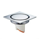 Kitchen Toilet Sewer Deodorant Anti-flooding Anti-odor Invisible Floor Drain(Chrome Finish)