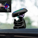 On-board Mobile Phone Bracket Magnetic-adhesive Monk Navigation Stand For Central Control Trolley(Black)