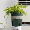 Round Root Controlled Basin Rose Clematis Plant Breathable Gallon Pot, Style:24 Control(Army Green)