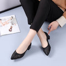Women Shoes Hollow Rhinestone Pumps, Size:36(Black)