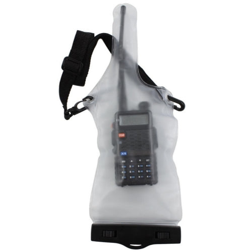 Walkie Talkie Waterproof Bag with Lanyard (Excluding Walkie Talkie)(Matte Translucent)