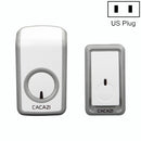 CACAZI W-899 Smart Home Wireless Doorbell Remote Control Doorbell, Style:US Plug