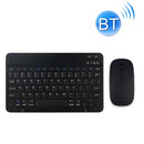 YS-001 9.7-10.1 Inch Tablets Phones Universal Mini Wireless Bluetooth Keyboard, Style:with Bluetooth Mouse(Black)