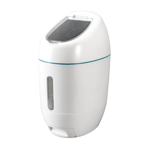 Household 10L Metering Rice Barrels Insect-proof Moisture-proof Seal Thickening Automatic Rice Grain Multi-grain Storage Box(Blue)