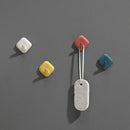 4 PCS Color-mixed Kitchen Bathroom Punch-free Hook