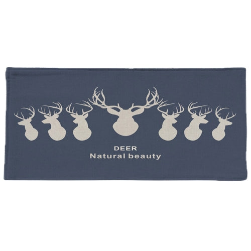Living Room Bathroom Velvet Non-Slip Floor Mat Fabric Carpet, Size:40x120cm(Deer House)