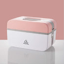 Portable Household Multi-layer Emergency Medical Box, Size:S=23.5x13.5x15cm(Pink)