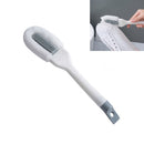 3 PCS Soft Hair Brush Long Handle Cleaning Brush Household Shoe Washing Brush(Gray)