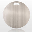 304 Stainless Steel Round Cutting Board Home Kitchen Cutting Board Chopping Board, Size:30x30cm