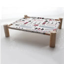 45x50cm Four Seasons Universal Removable And Washable Pet Bed Pet Nest, Style:British Style