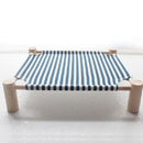 45x50cm Four Seasons Universal Removable And Washable Pet Bed Pet Nest, Style:Navy Blue Stripes
