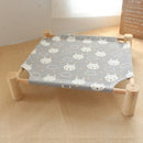 45x50cm Four Seasons Universal Removable And Washable Pet Bed Pet Nest, Style:Gray Rabbit