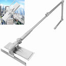 Household Window Cleaner Double-sided Wiper Professional Cleaning Window Cleaning Tool(Gray)
