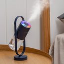 200ML Magic Projection Anion Air Humidifier Essential Oil Diffuser Cool Mist Air Purifier with 7 Color Lights(Blue)