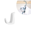3 PCS Birds Hook Space-saving Multi-function Link Hanger Hook Auxiliary Hook(Moonlight White)