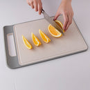 Wheat Straw Grain Fiber Sterilization Mildew Cutting Vegetable Cutting Board Baby Food Supplement Cutting Board, Size:S 37x25cm