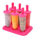Summer DIY Creative Ice Making Box Popsicle Ice Cream Mould, Style:Popsicle(Red)