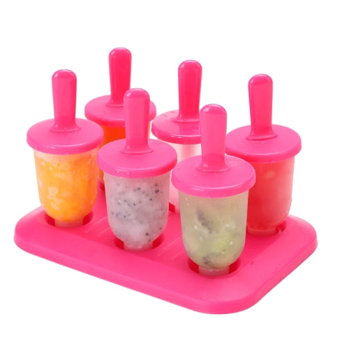 Summer DIY Creative Ice Making Box Popsicle Ice Cream Mould, Style:Jelly(Red)