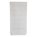 2PCS 30 Grid Double-sided Oxford Cloth Bra Underwear Panties Storage Hanging Bag, Style:Upgraded Models (12+18 grids)(Beige)