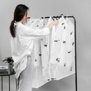 2 PCS Simple PEVA Clothes Household Three-dimensional Dust Cover, Size:90x60x60 cm (widened small)
