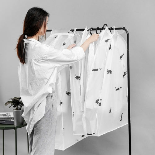 2 PCS Simple PEVA Clothes Household Three-dimensional Dust Cover, Size:90x60x60 cm (widened small)