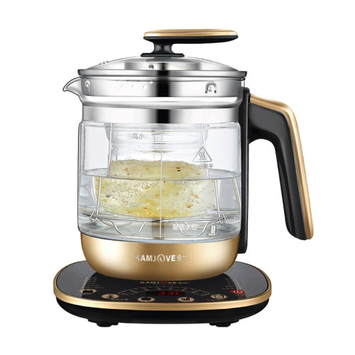 KAMJOVE HT-590 Fully Automatic Water-proof Bird's Nest Stew Cup Glass Health Pot Multi-function Tea Maker CN Plug
