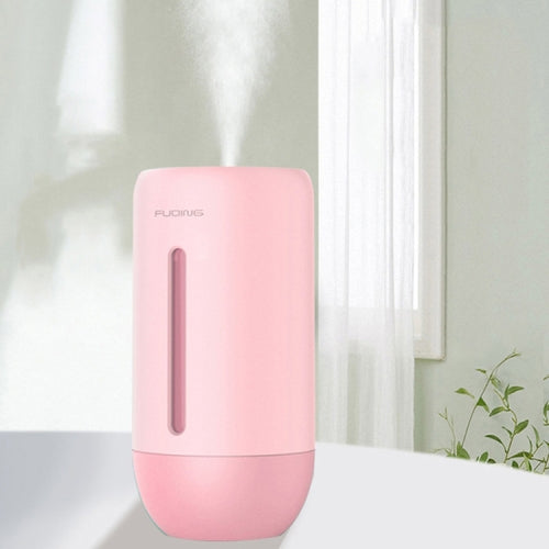 FUQINS Water Cup Mini Air Humidifier USB Colorful Night Light Car Home Silent Aromatherapy Diffuser(Pink)